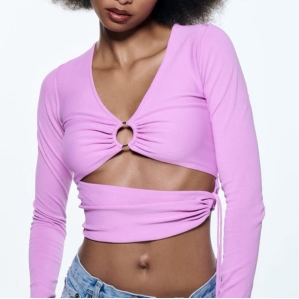 Zara cutout top